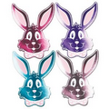 Foil Bunny Face Silhouettes